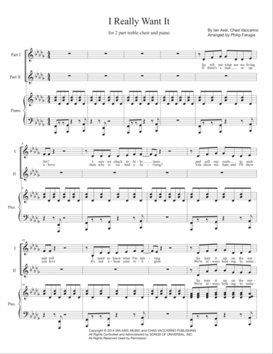 I Really Want It SA scores gallery preview page 2