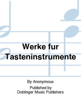Book cover for Werke fur Tasteninstrumente (Italien 17. Jh.)
