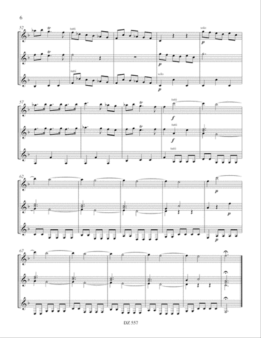 L'Estro Armonico, Concerto no 7, RV 567 Guitar Ensemble scores gallery preview page 6
