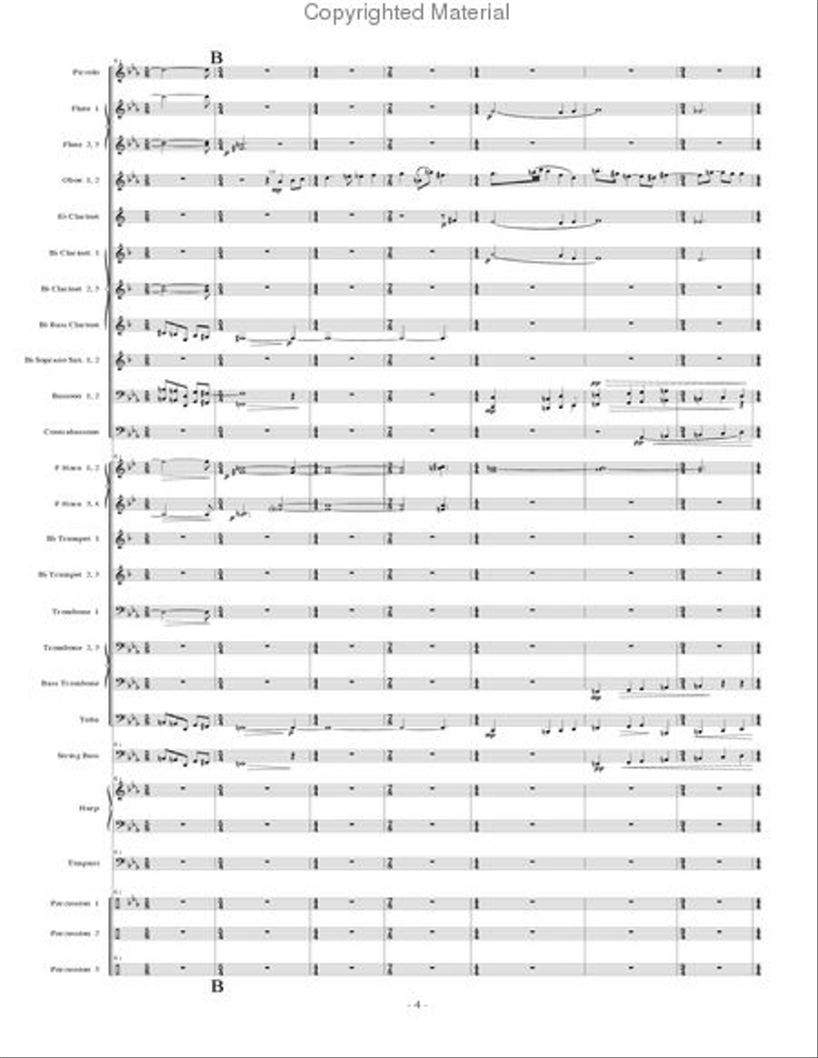 Music for Music - STUDY SCORE ONLY Concert Band scores gallery preview page 7