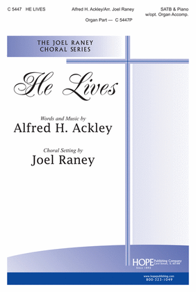Book cover for He Lives