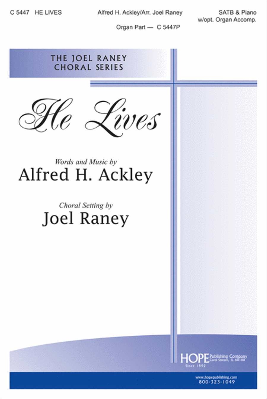 He Lives He Lives 4-Part scores gallery preview page 1
