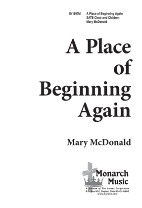 Book cover for A Place of Beginning Again