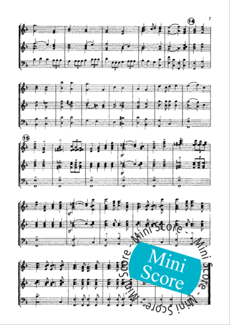 Priestermarsch Uit Athalia Fanfare Band scores gallery preview page 9