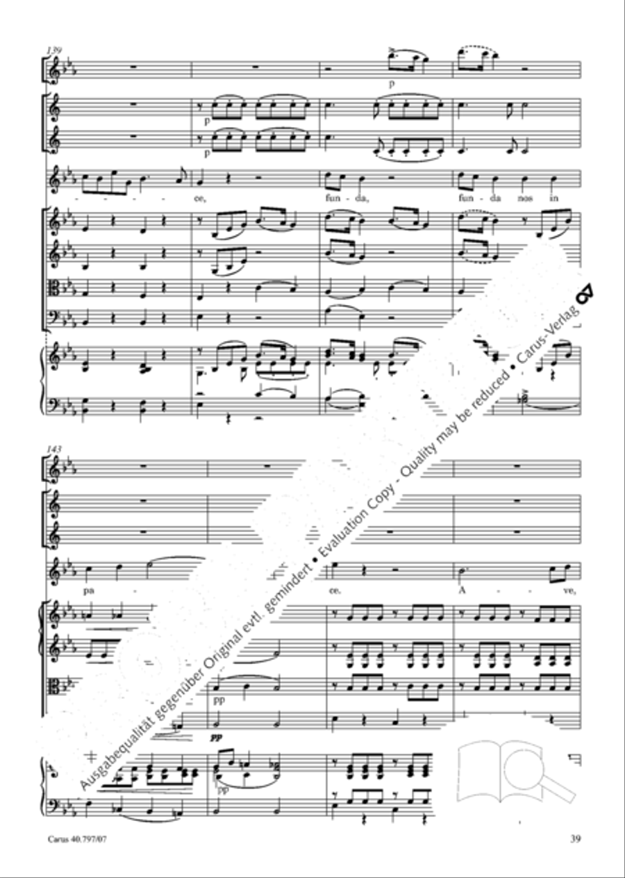 Ave maris stella (Ave maris stella (Ave, Stern der Meere)) Flute scores gallery preview page 40