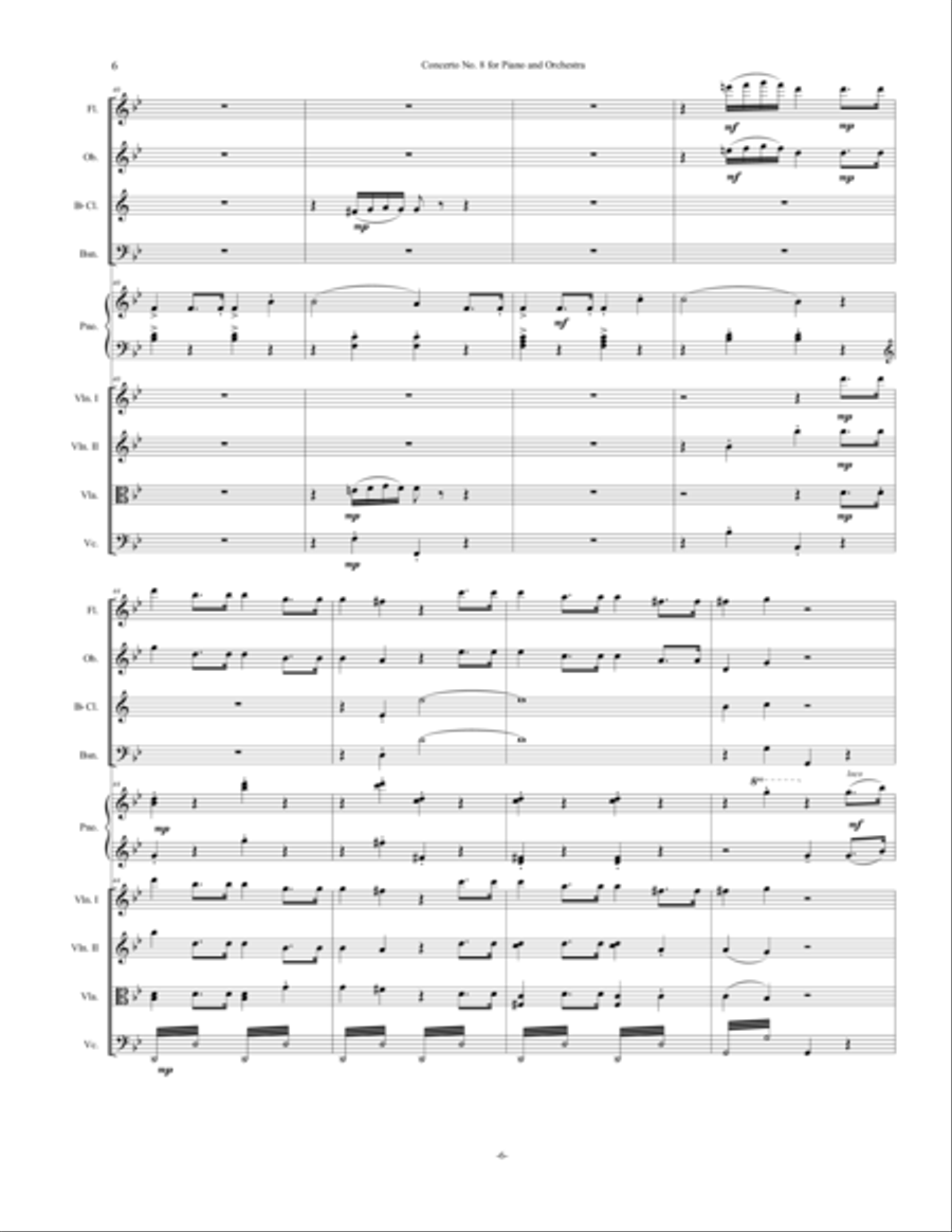 Spring Concerto - Orchestra Score Large Ensemble scores gallery preview page 6