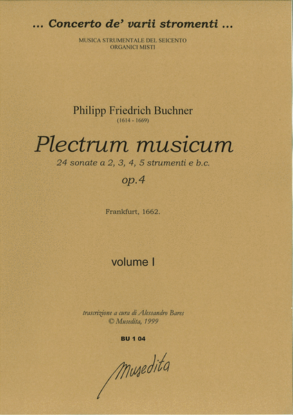 Plectrum musicum op.4 (Frankfurt, 1662)