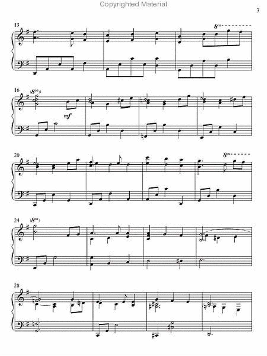 Be Not Afraid Piano Solo scores gallery preview page 3