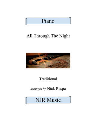 Book cover for All Through The Night (intermediate piano)