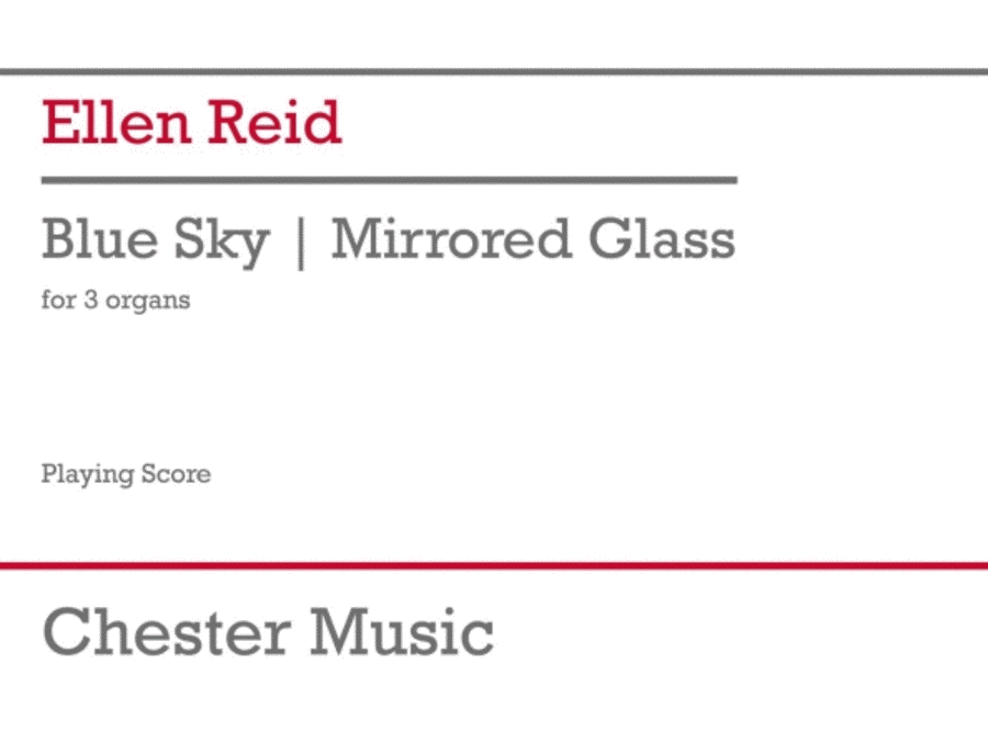 Blue Sky ¦ Mirrored Glass Organ scores gallery preview page 1