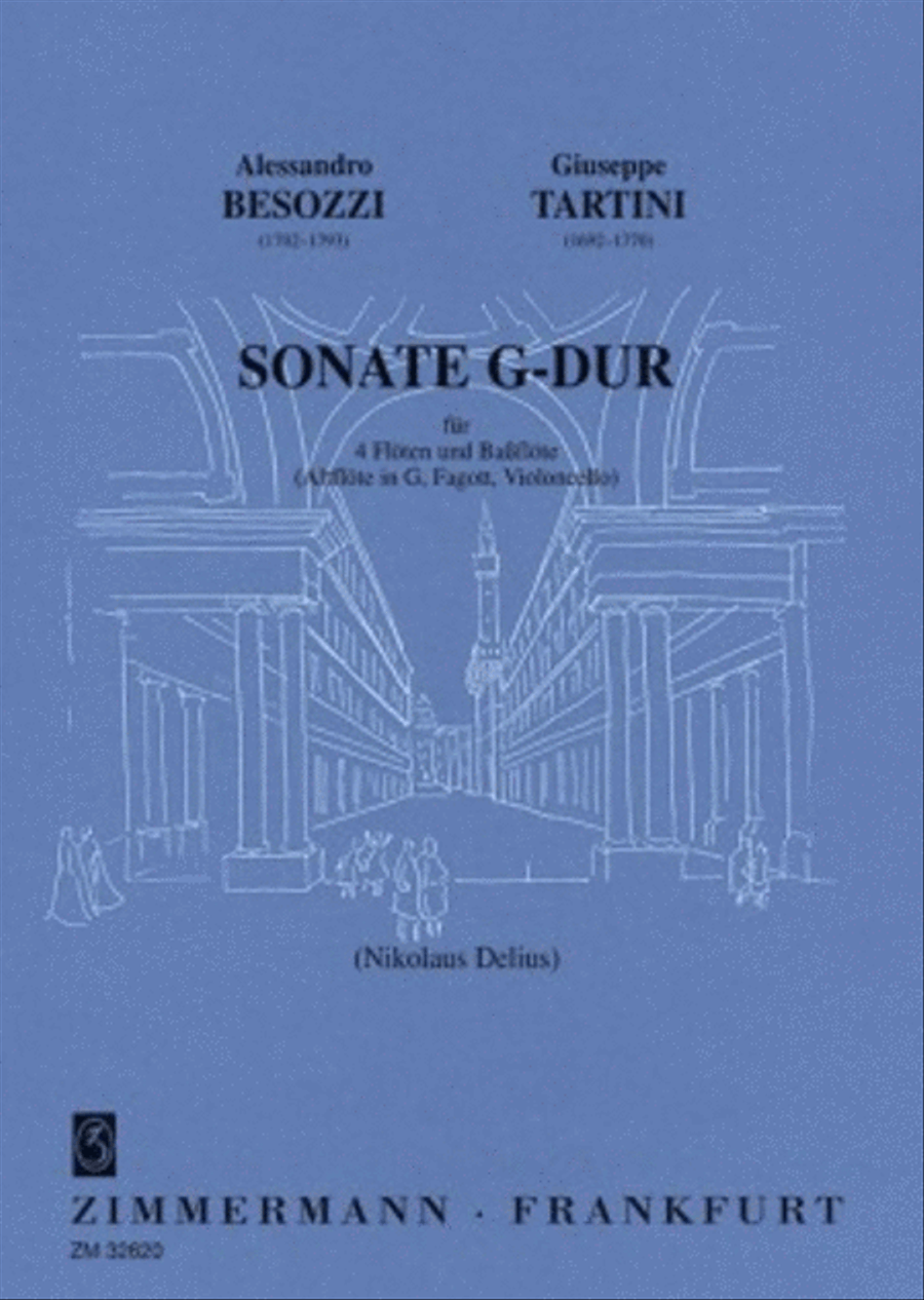 Sonata G major Bassoon scores gallery preview page 1