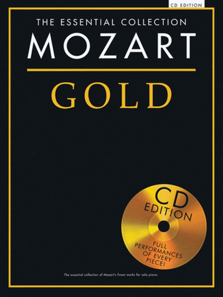 Book cover for The Essential Collection Mozart Gold Book/CD