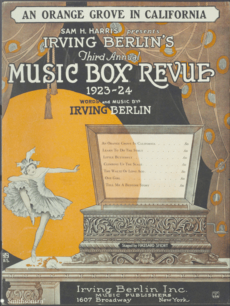 An Orange Grove in California Piano, Vocal scores gallery preview page 1