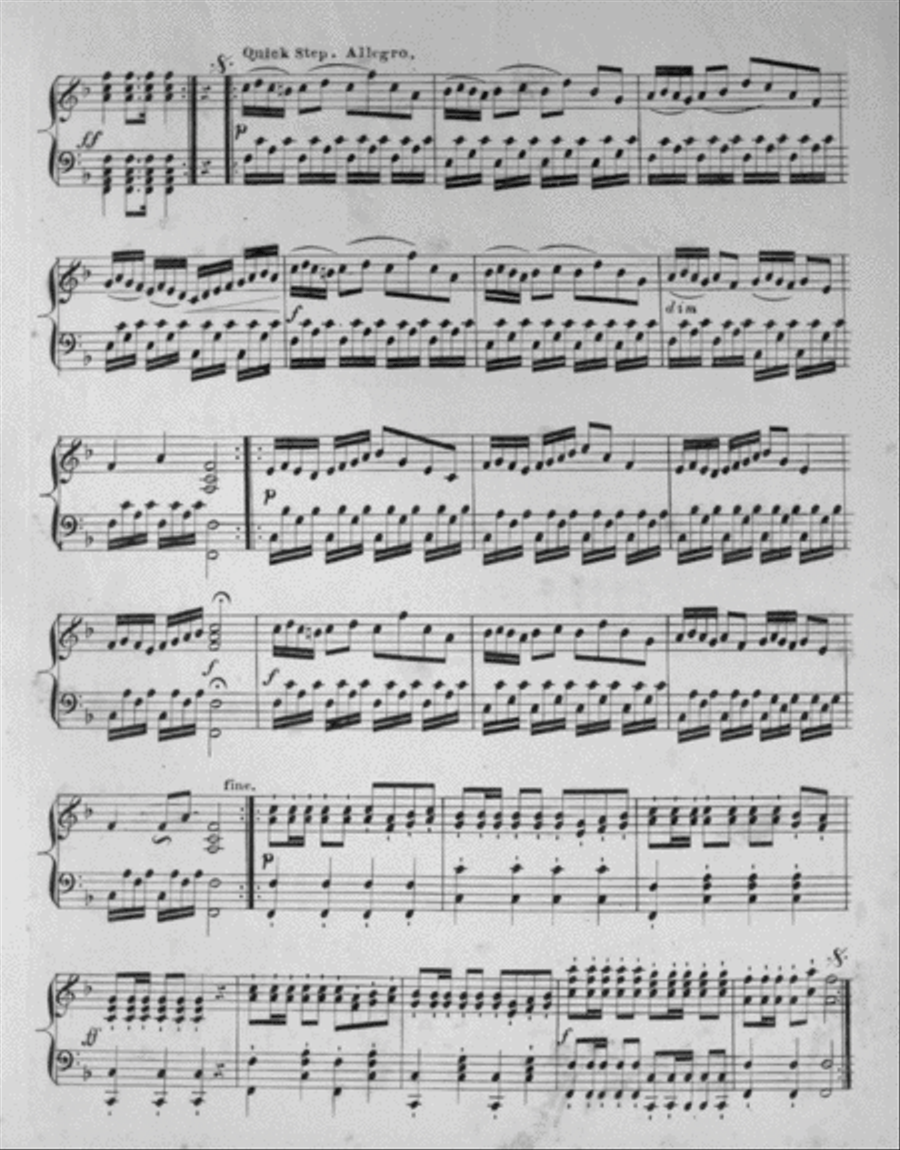 Native American March & Quick Step Piano Solo scores gallery preview page 2