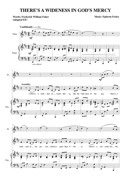 There's a Wideness in God's Mercy 3-Part - Digital Sheet Music