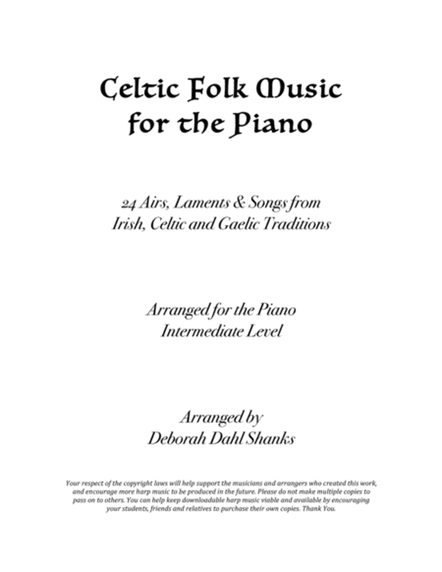 Celtic Folk Music for the Piano