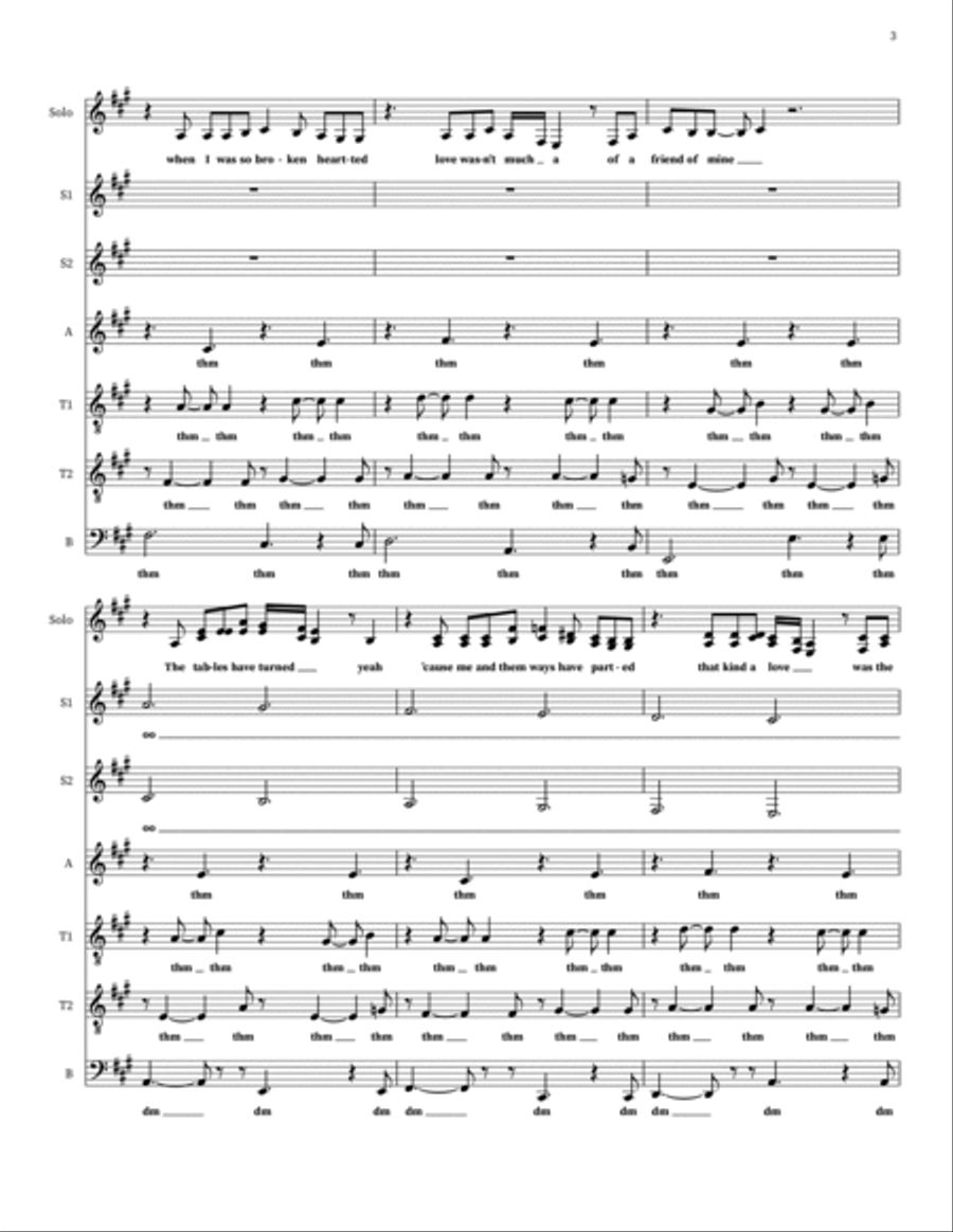 Cryin' Choir scores gallery preview page 3