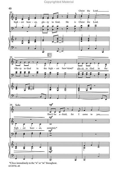 One Silent Night - SATB Score with Performance CD image number null