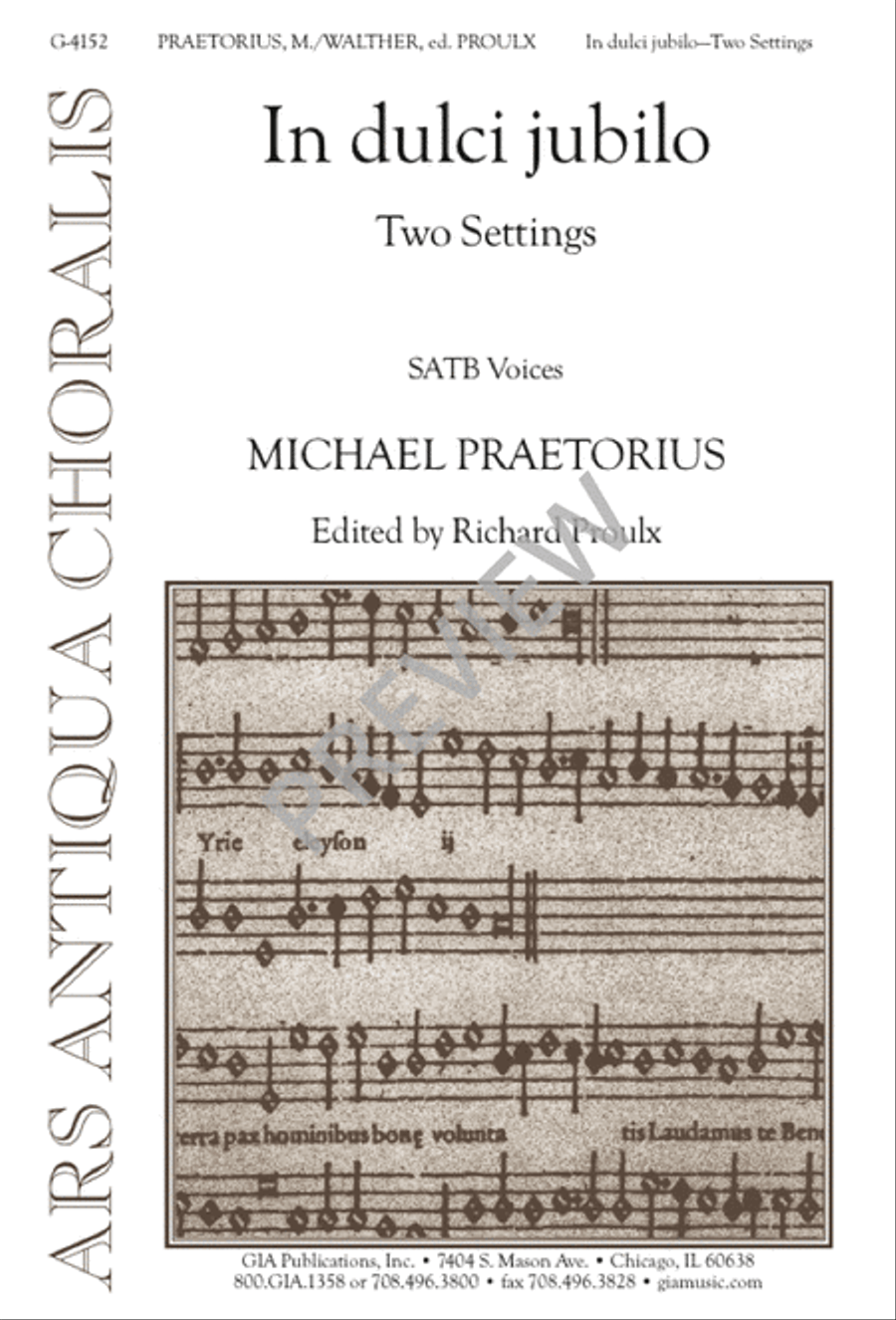 In dulci jubilo - SATB edition 4-Part scores gallery preview page 1