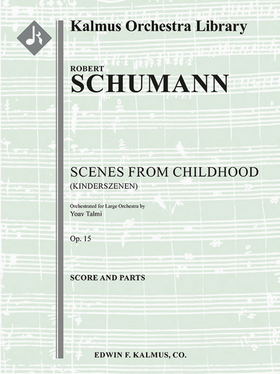 Scenes from Childhood, Op. 15 (Kinderszenen) Full Orchestra scores gallery preview page 1