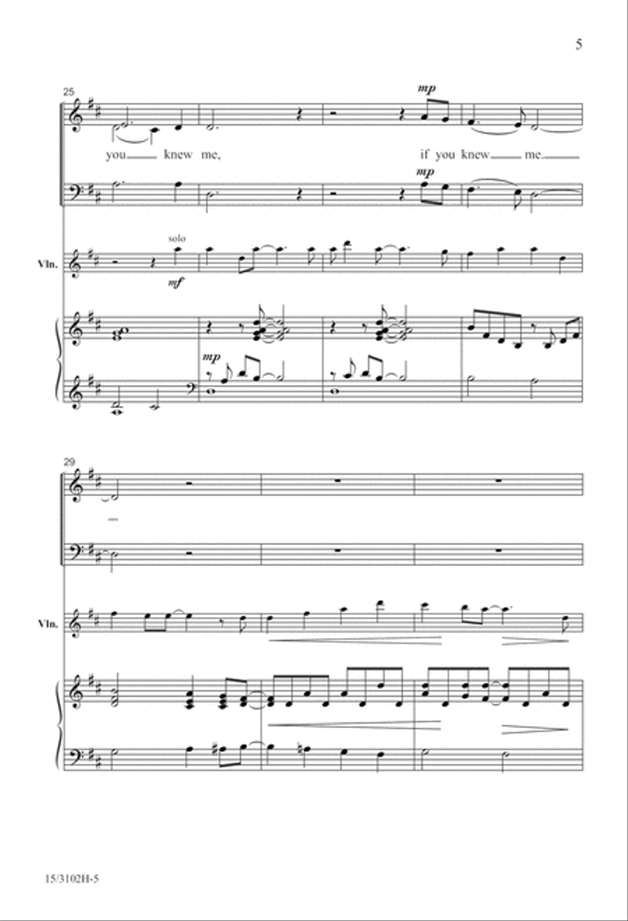 If I Knew You 4-Part scores gallery preview page 6
