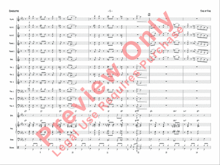 Jive at Five Jazz Ensemble scores gallery preview page 5