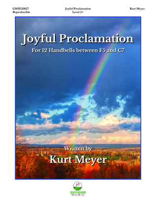 Book cover for Joyful Proclamation (for 12 handbells)