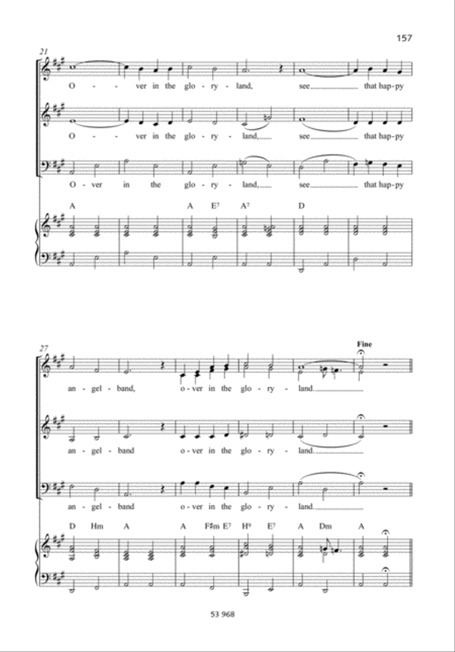 Over In The Gloryland 3-Part scores gallery preview page 2