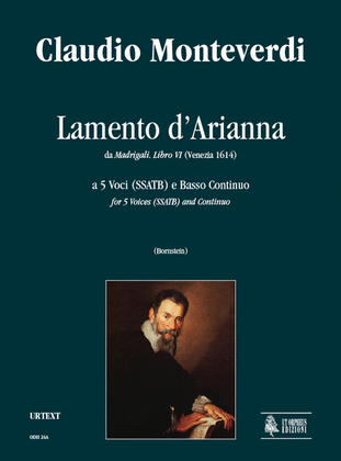 Lamento d’Arianna (Madrigali. Libro VI, No. 1) for 5 Voices (SSATB) and Continuo