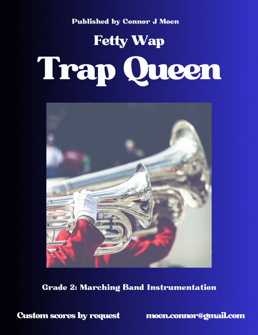 Trap Queen Marching Band scores gallery preview page 1