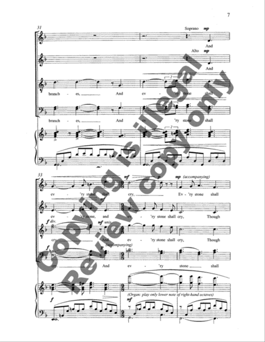 A Stable-lamp Is Lighted 4-Part scores gallery preview page 12
