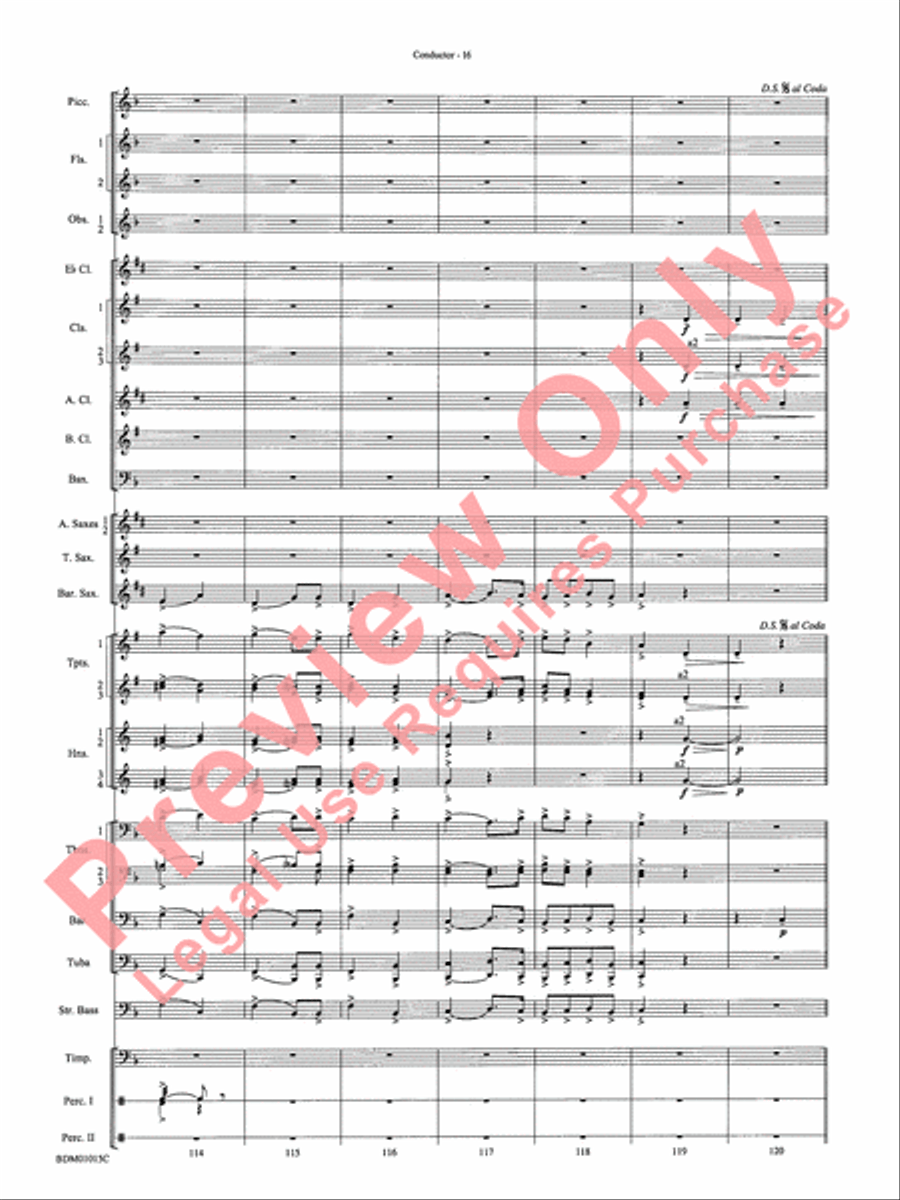 Brighton Beach Brighton Beach Concert Band scores gallery preview page 18