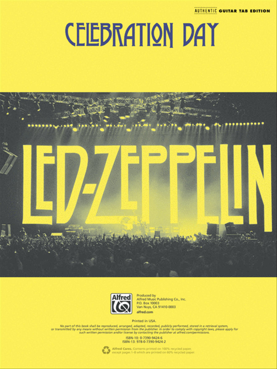 Led Zeppelin -- Celebration Day Electric Guitar scores gallery preview page 2