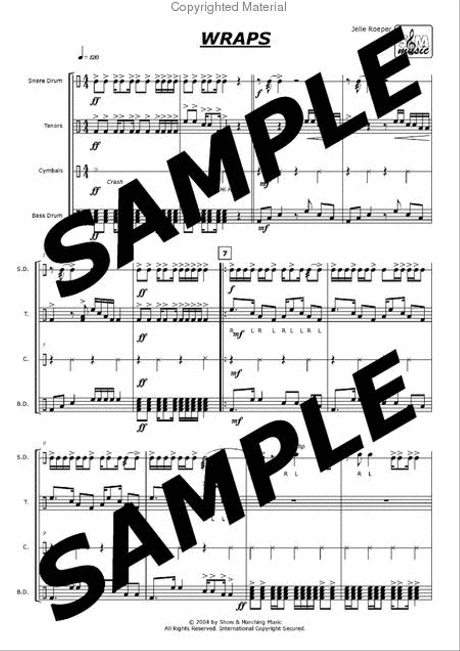 Wraps Snare Drum scores gallery preview page 2