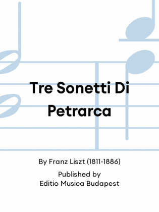 Tre Sonetti Di Petrarca