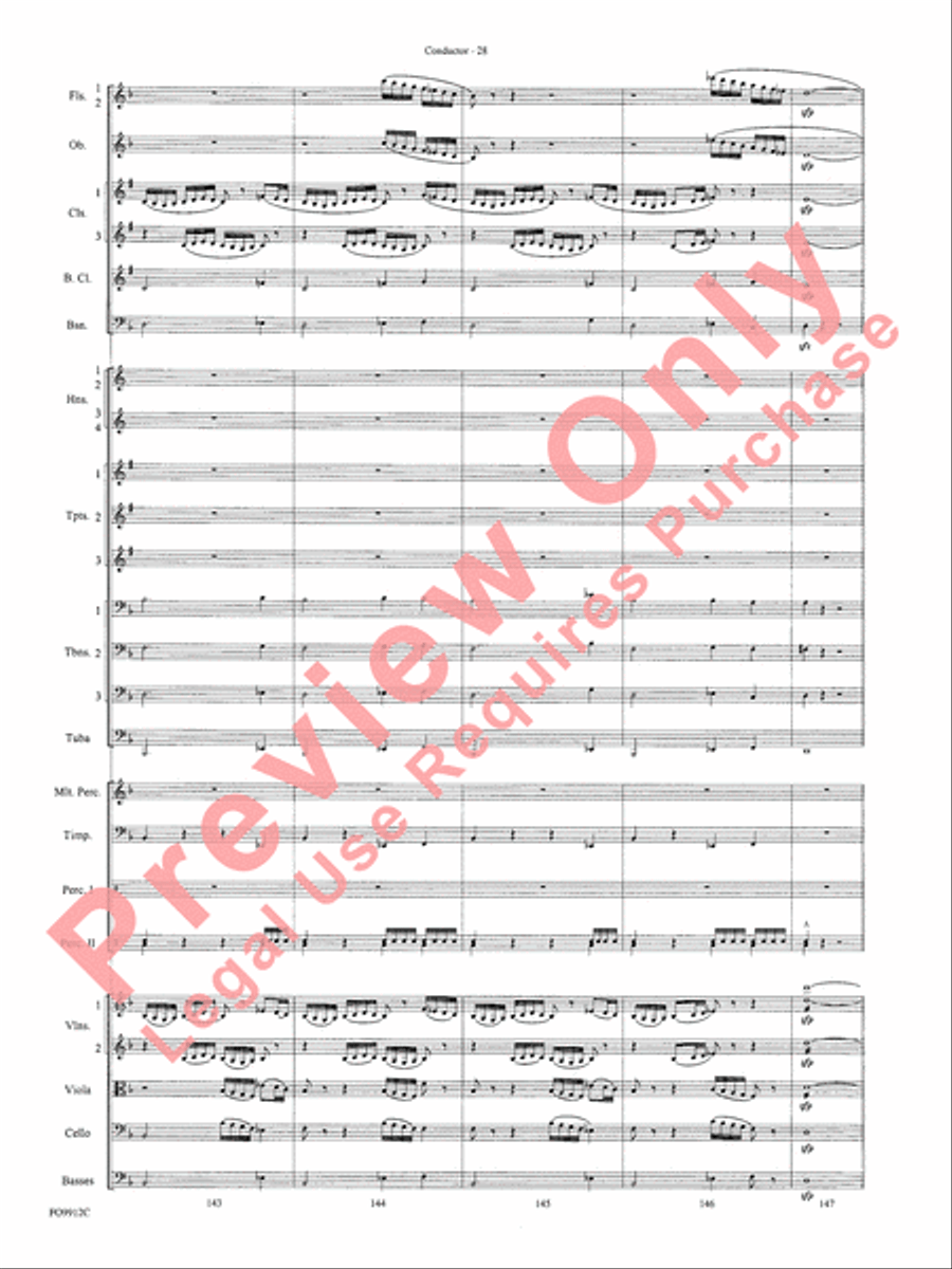 Selections from Star Wars: Episode I The Phantom Menace Full Orchestra scores gallery preview page 30