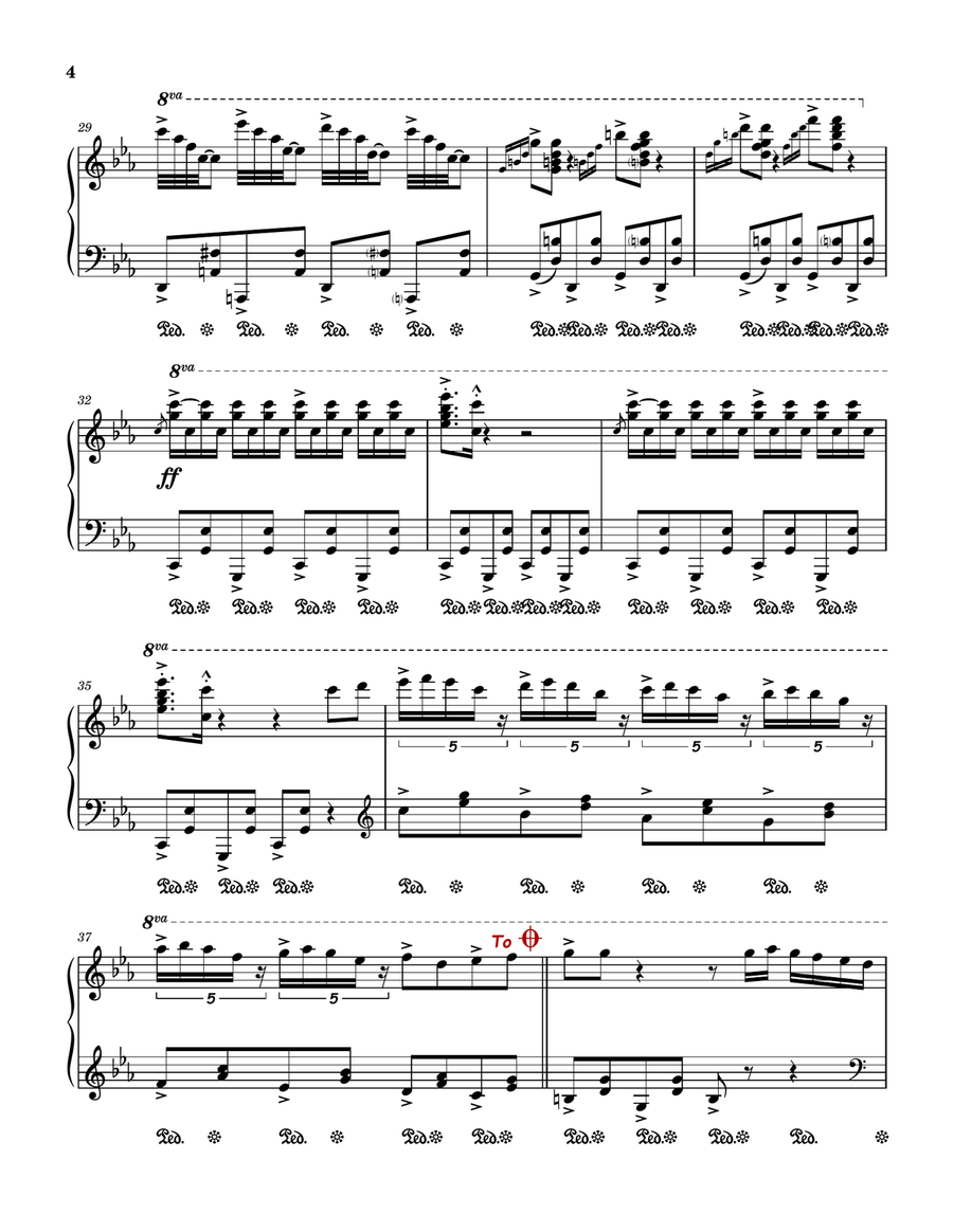 El Cumbanchero Piano Solo scores gallery preview page 4