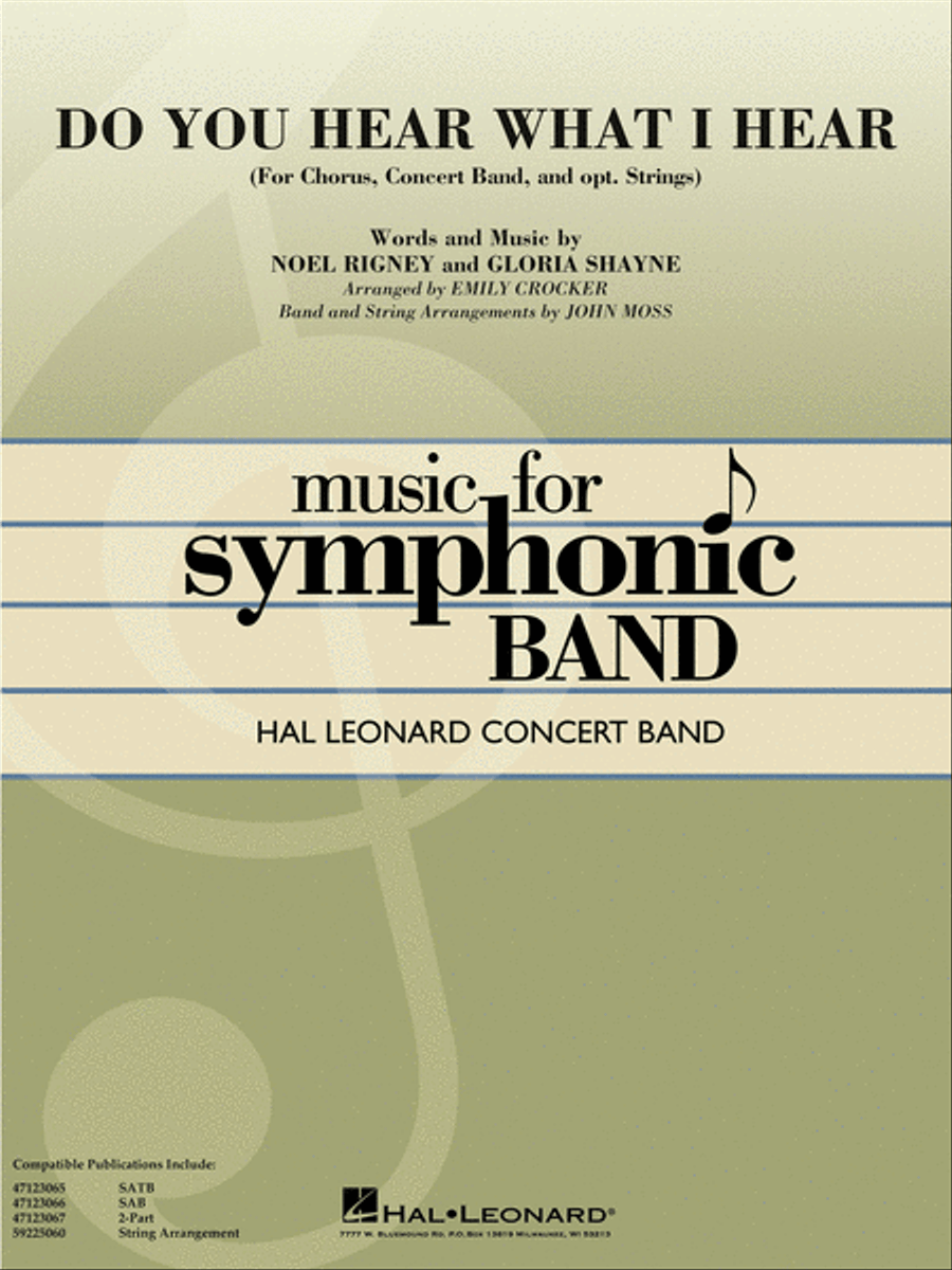 Do You Hear What I Hear? Concert Band scores gallery preview page 1