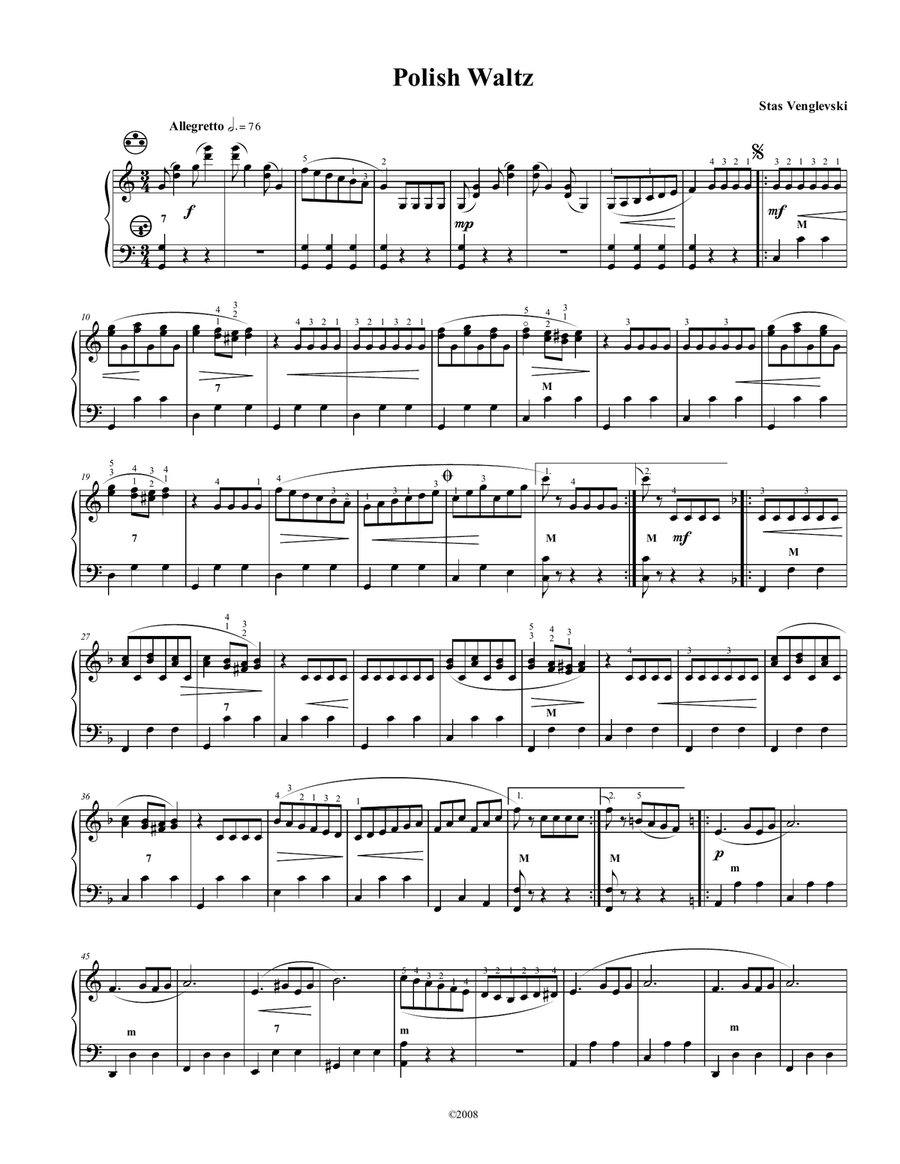 Polish Waltz Solo Accordion