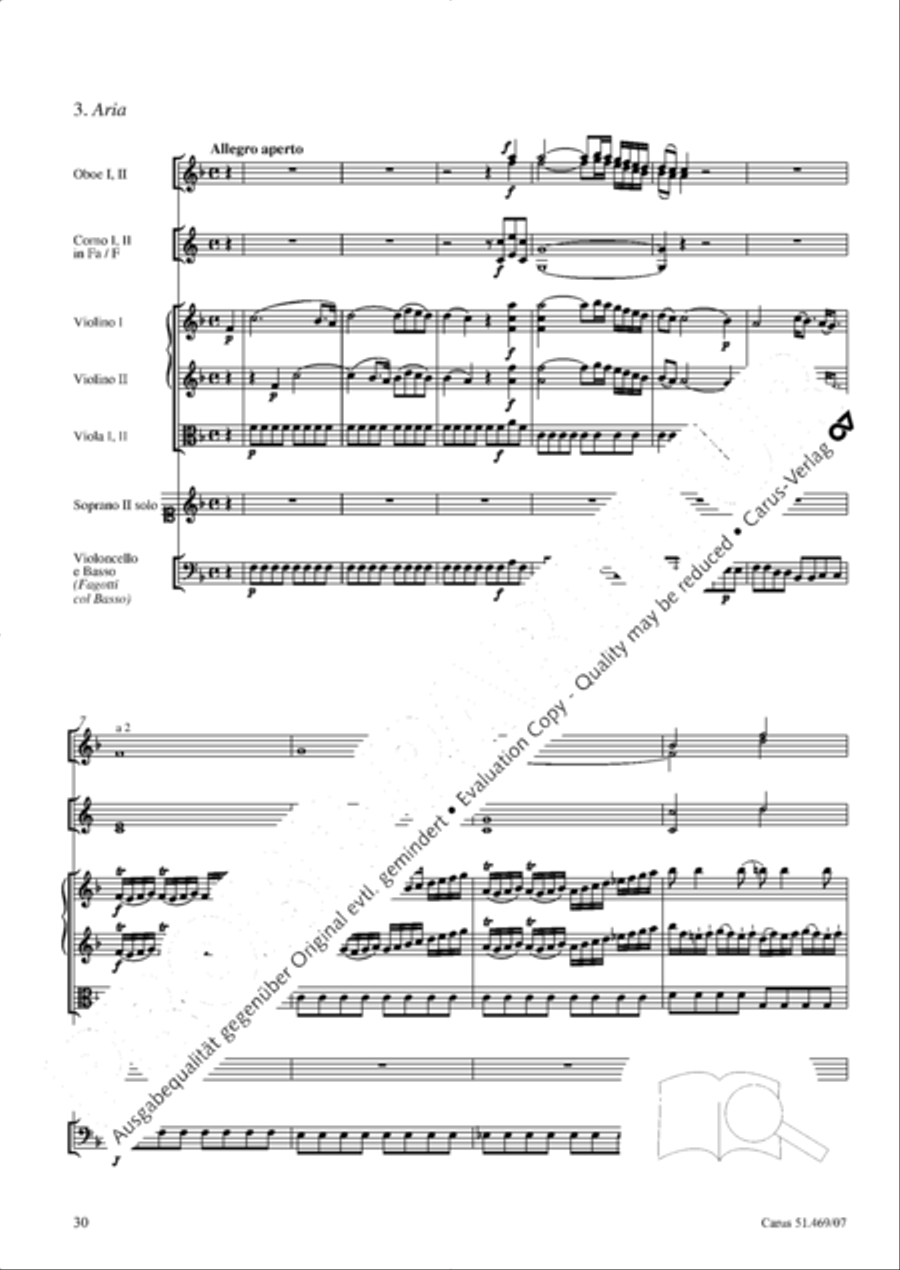 Davide penitente 4-Part scores gallery preview page 43