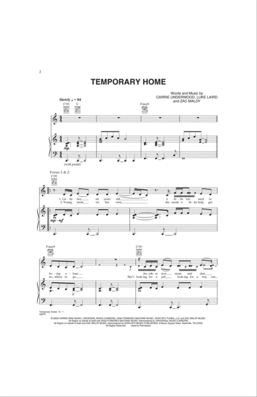 Temporary Home Small Ensemble scores gallery preview page 2