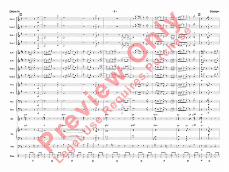 Broadway Jazz Ensemble scores gallery preview page 11