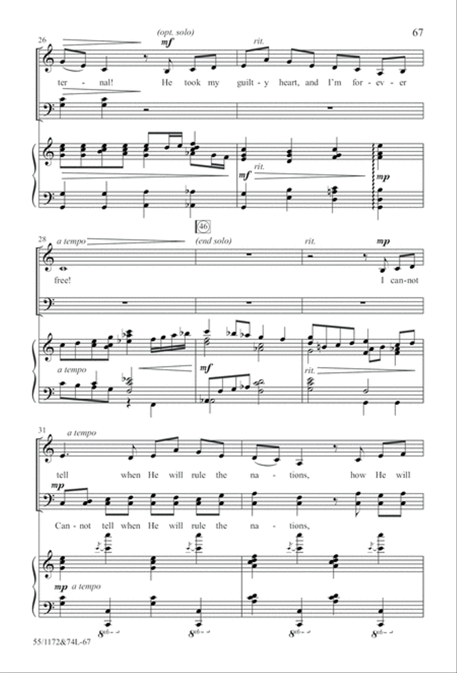 The Easter Story 4-Part scores gallery preview page 68
