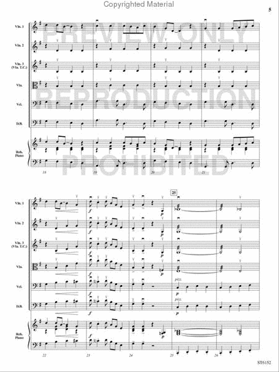 The Three Groovy Grizzlies String Orchestra scores gallery preview page 4