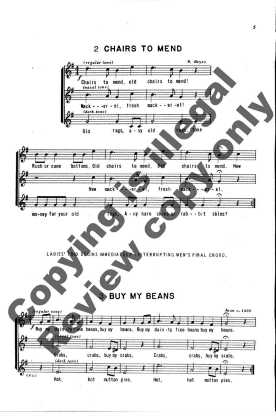 Her Majesty's Delight 4-Part scores gallery preview page 6