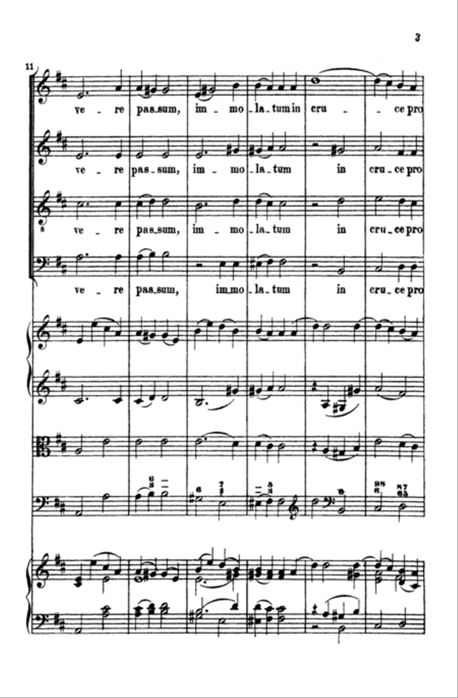 Ave Verum Corpus, K. 618 4-Part scores gallery preview page 4