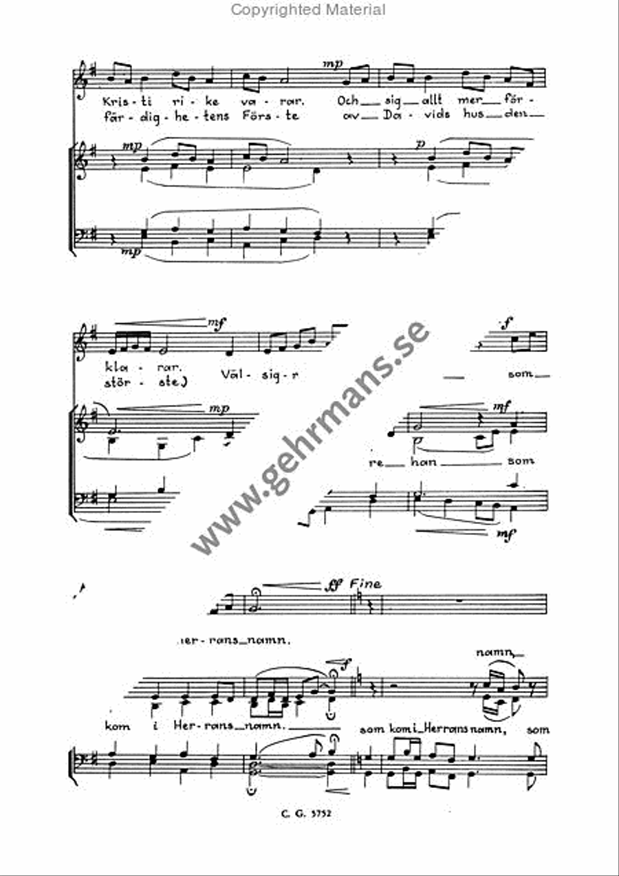 Jerusalem ar ode 4-Part scores gallery preview page 3