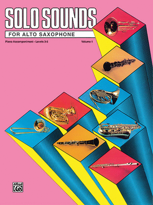 Book cover for Solo Sounds for Alto Saxophone, Volume 1