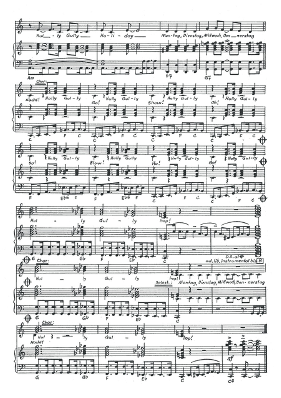 Hully Gully Holiday Voice scores gallery preview page 4