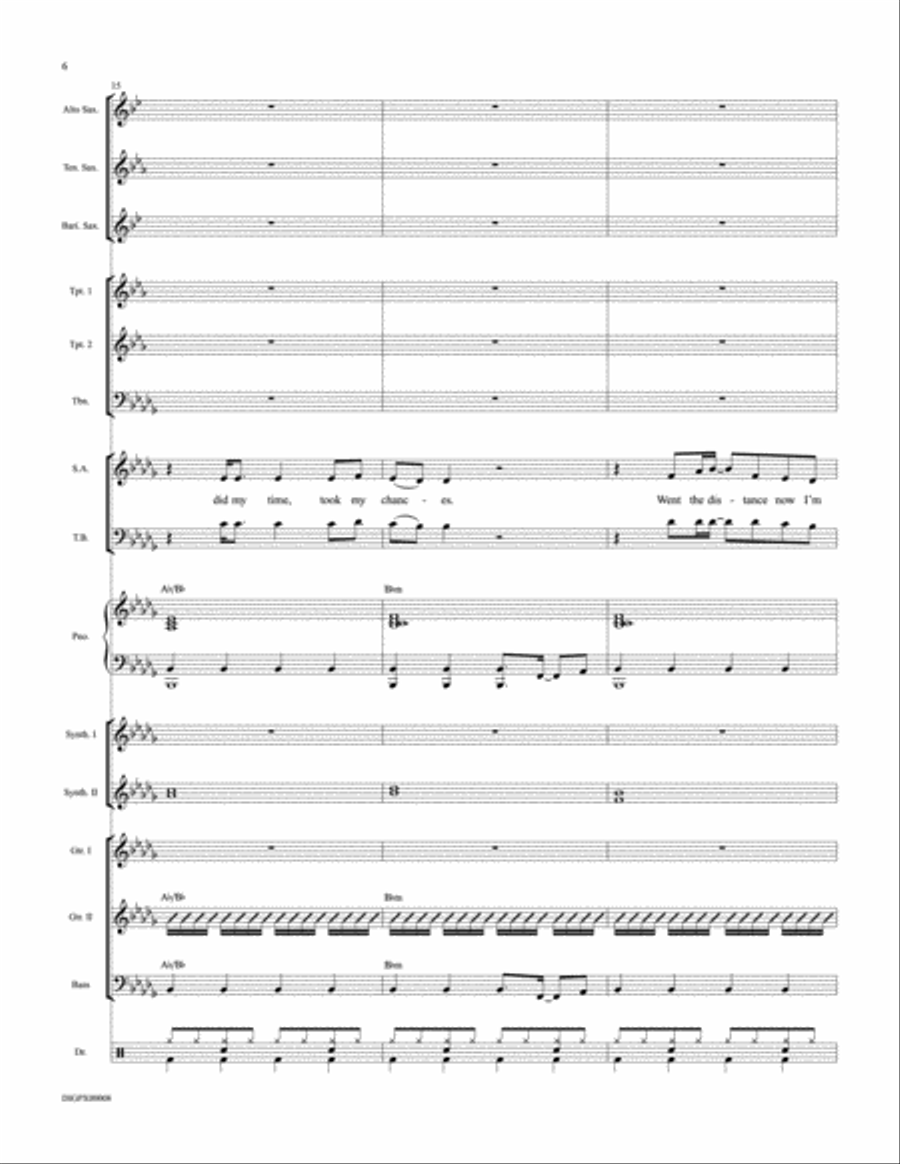 Eye of the Tiger: Score Eye of the Tiger: Score Score scores gallery preview page 6
